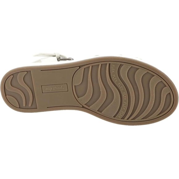 Easy Street Womens Chirp Flat Sandals - Picture 3 of 6
